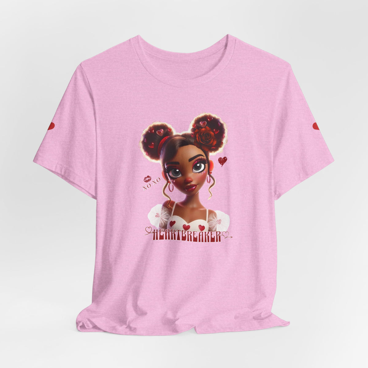 Heartbreaker 3 | Graphic Tee - Cute Afro Puff Girl
