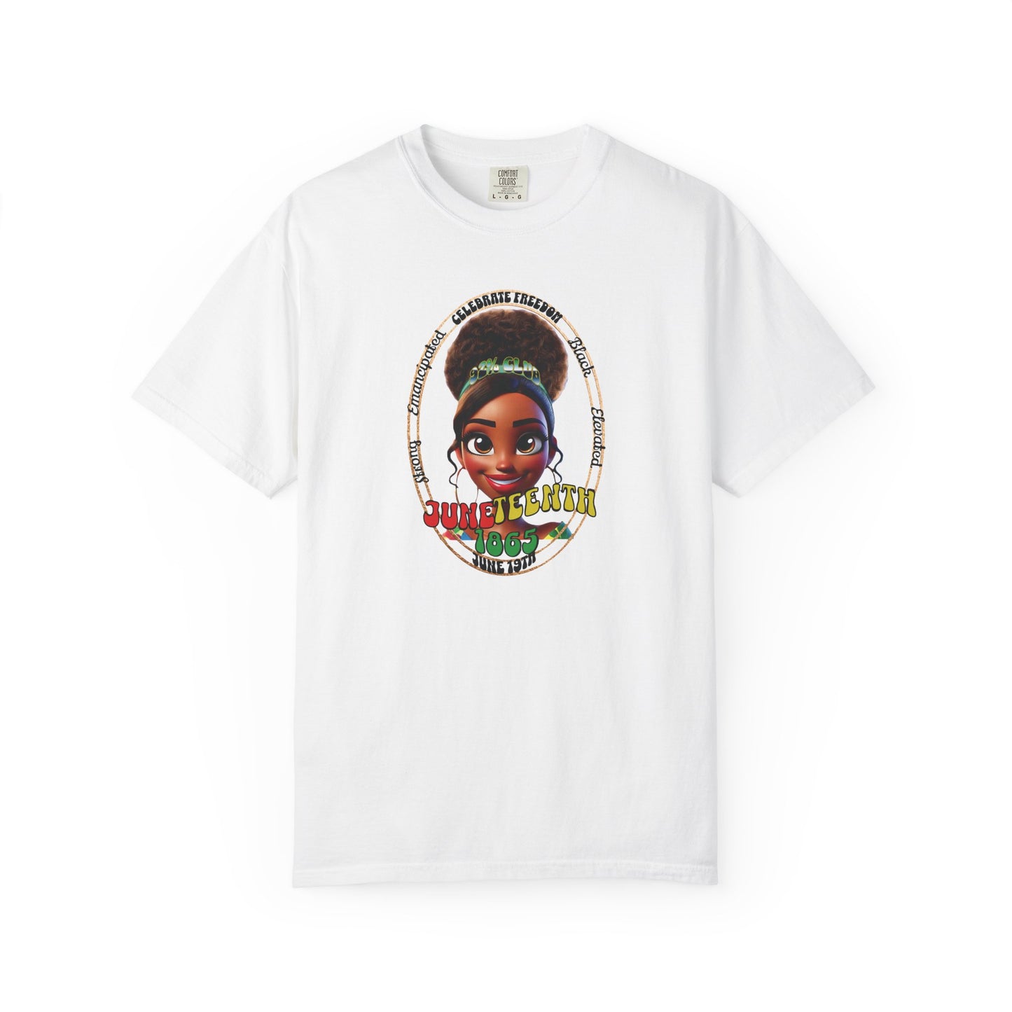 The 92% Club | Juneteenth Celebration Tee, front and back design (multiple colors)