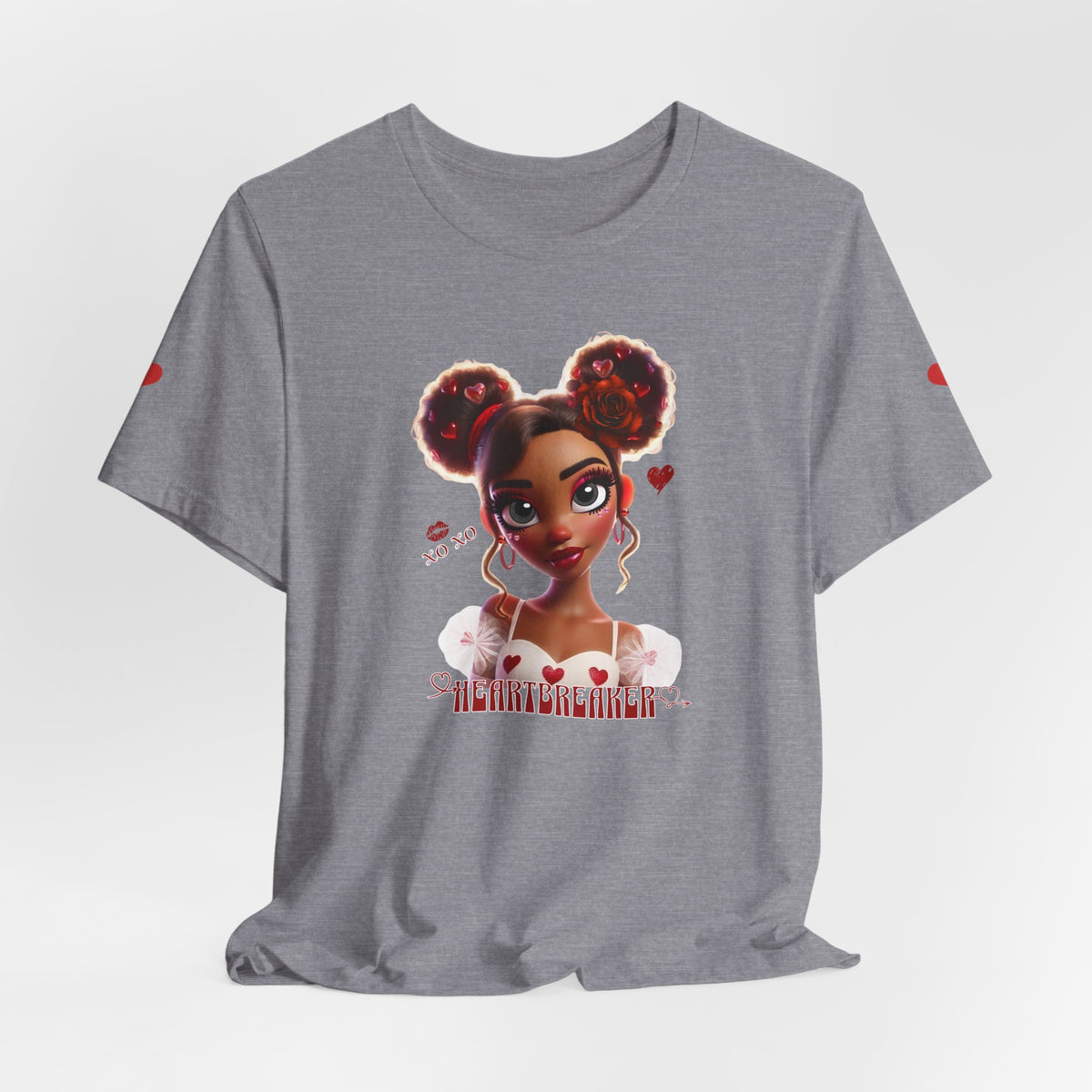 Heartbreaker 3 | Graphic Tee - Cute Afro Puff Girl