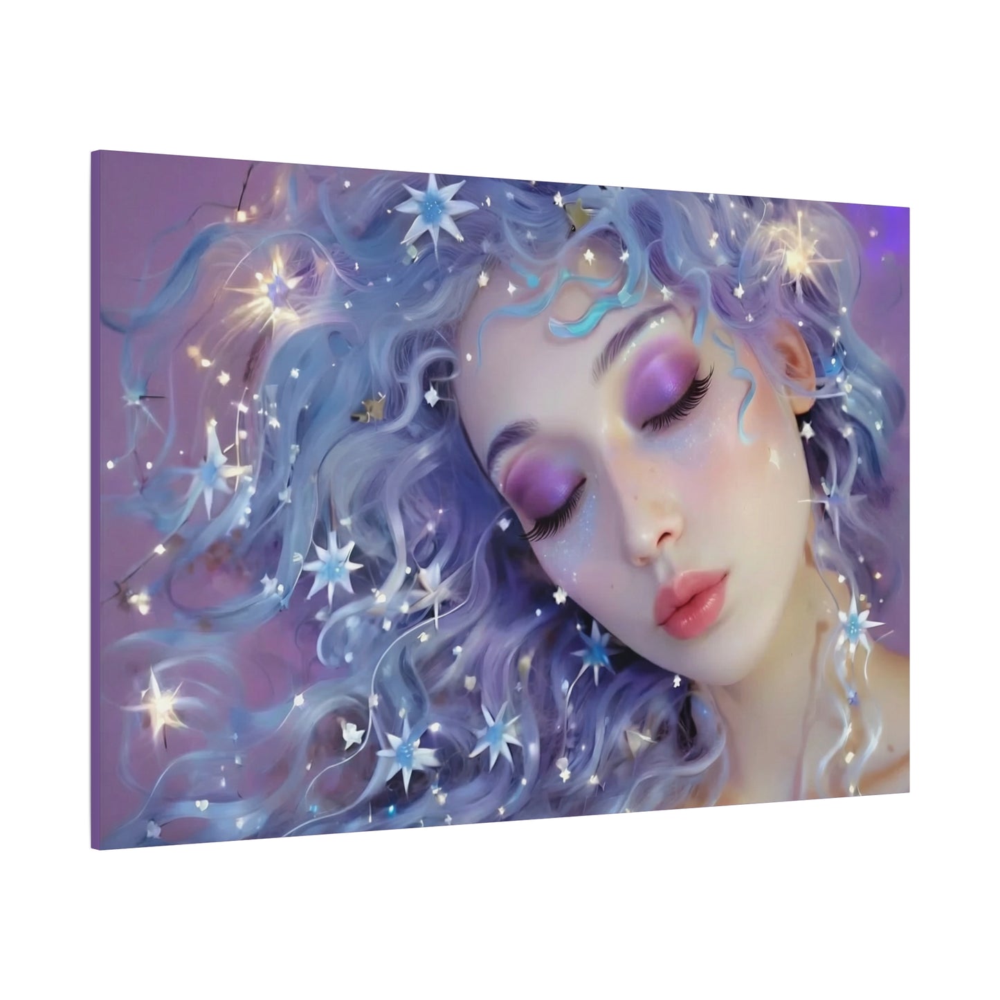 Winter Fantasy2 | Celestial Maiden Serenity, Matte Canvas Print