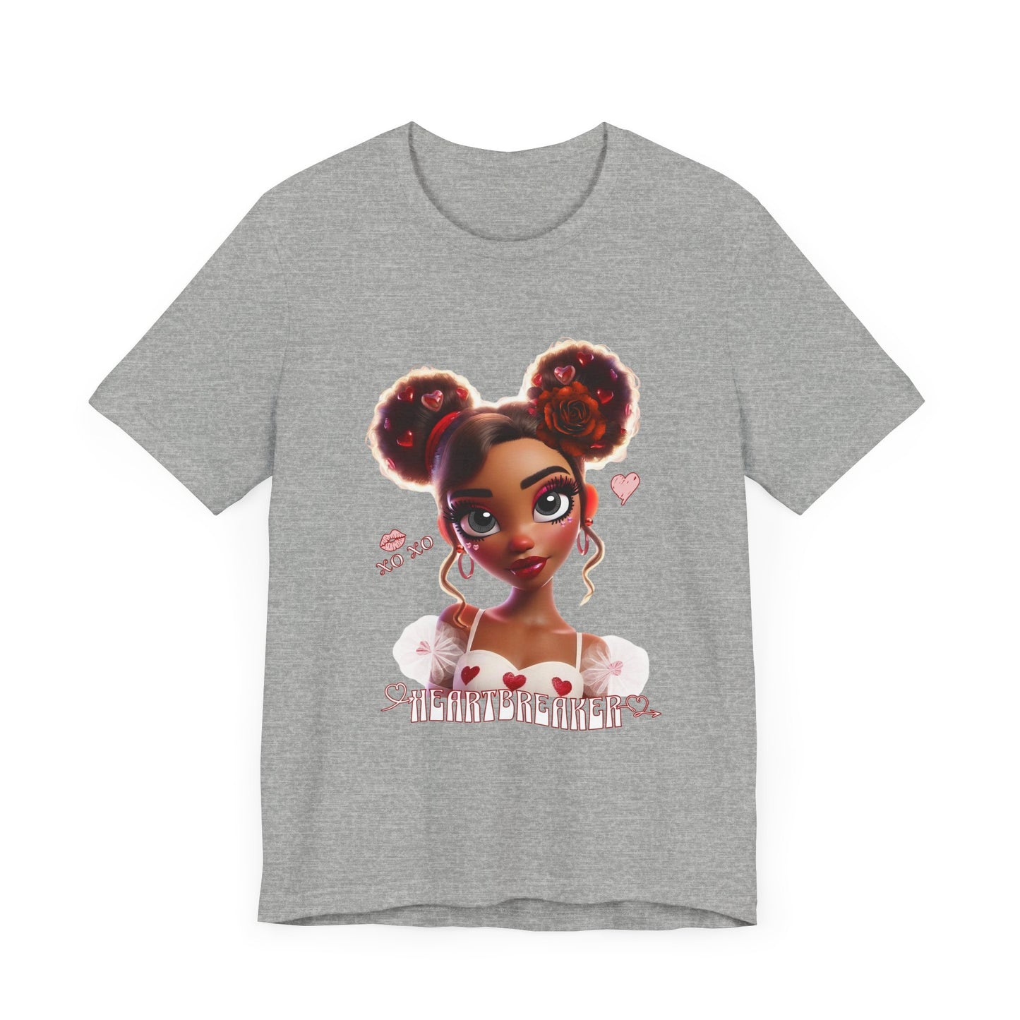 Heartbreaker 3 | Tee, White Typography - short sleeve (multiple sizes/colors)