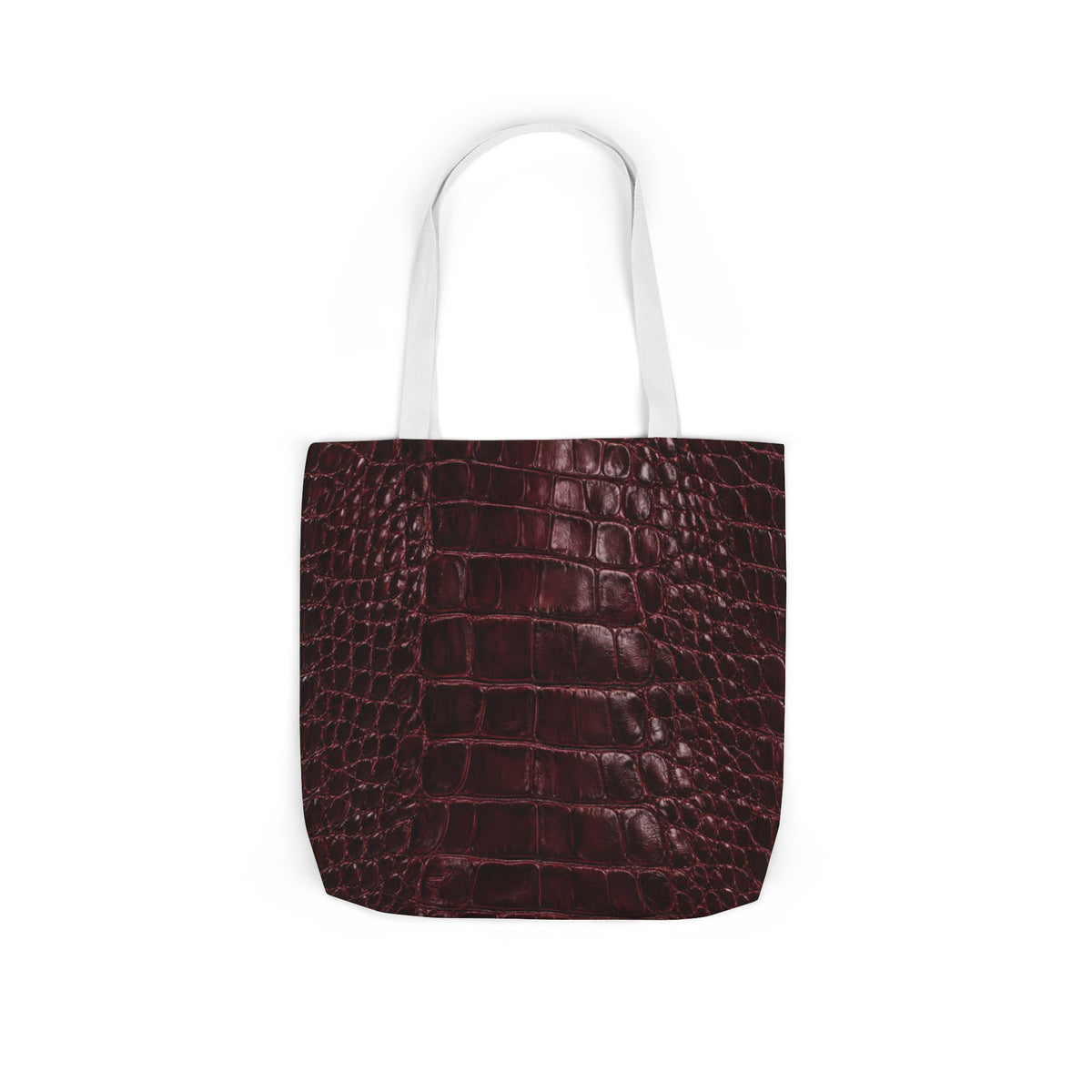 Alligator | Alligator Skin Print Canvas Tote Bag (3 sizes)