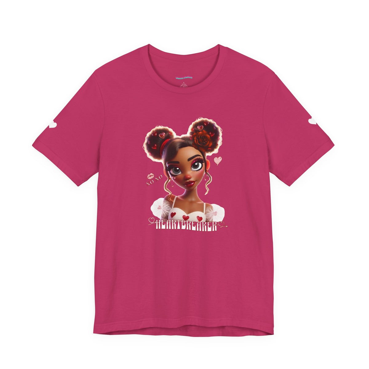 Heartbreaker 3 | Graphic Tee - Cute Afro Puff Girl