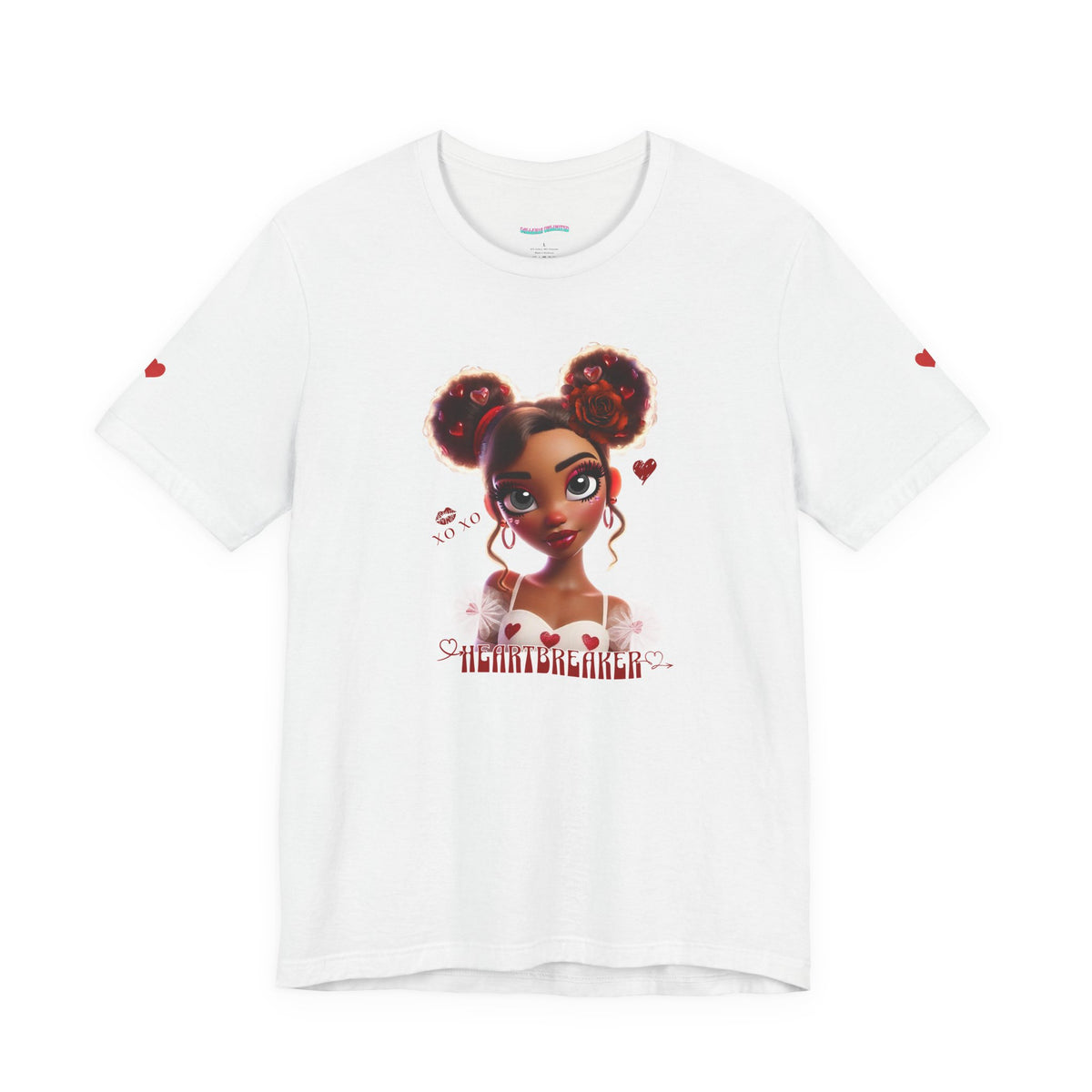 Heartbreaker 3 | Graphic Tee - Cute Afro Puff Girl