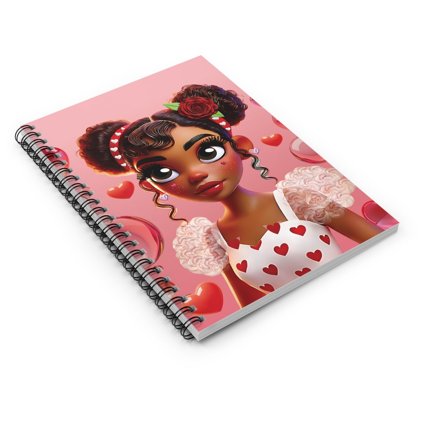 Heartbreaker Girl | Bubblegum - Spiral Notebook