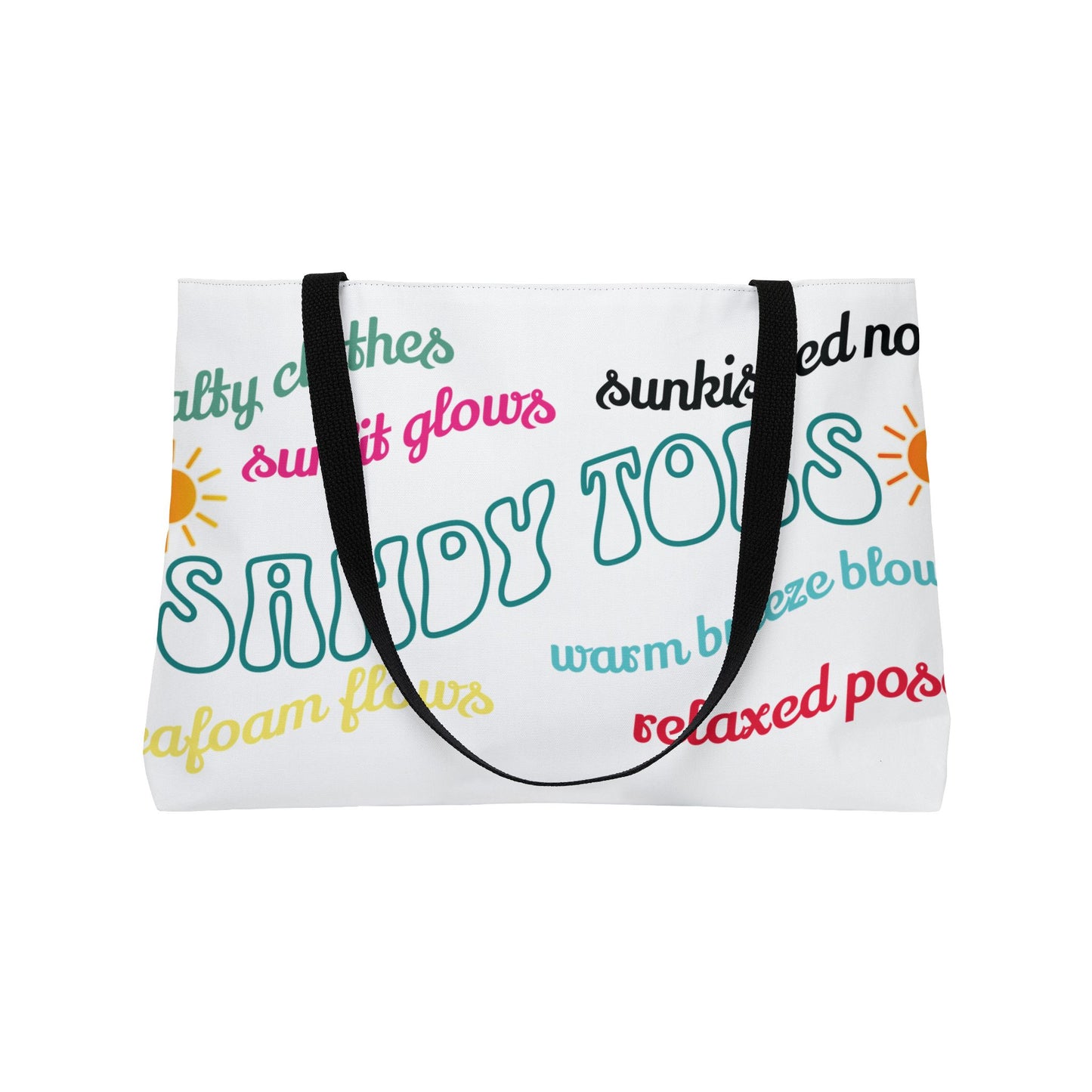 Sandy Toes | Weekender Tote Bag - Coconut (two sides)