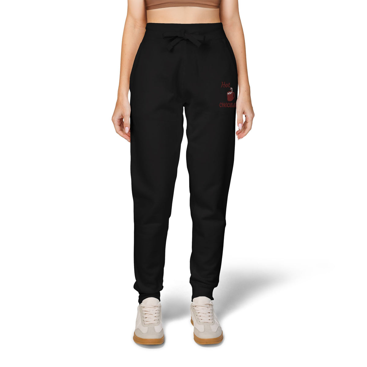 Autumn Harvest 7 | 'Hot Chocolate' Maroon Embroidered Sweatpants (multiple colors)