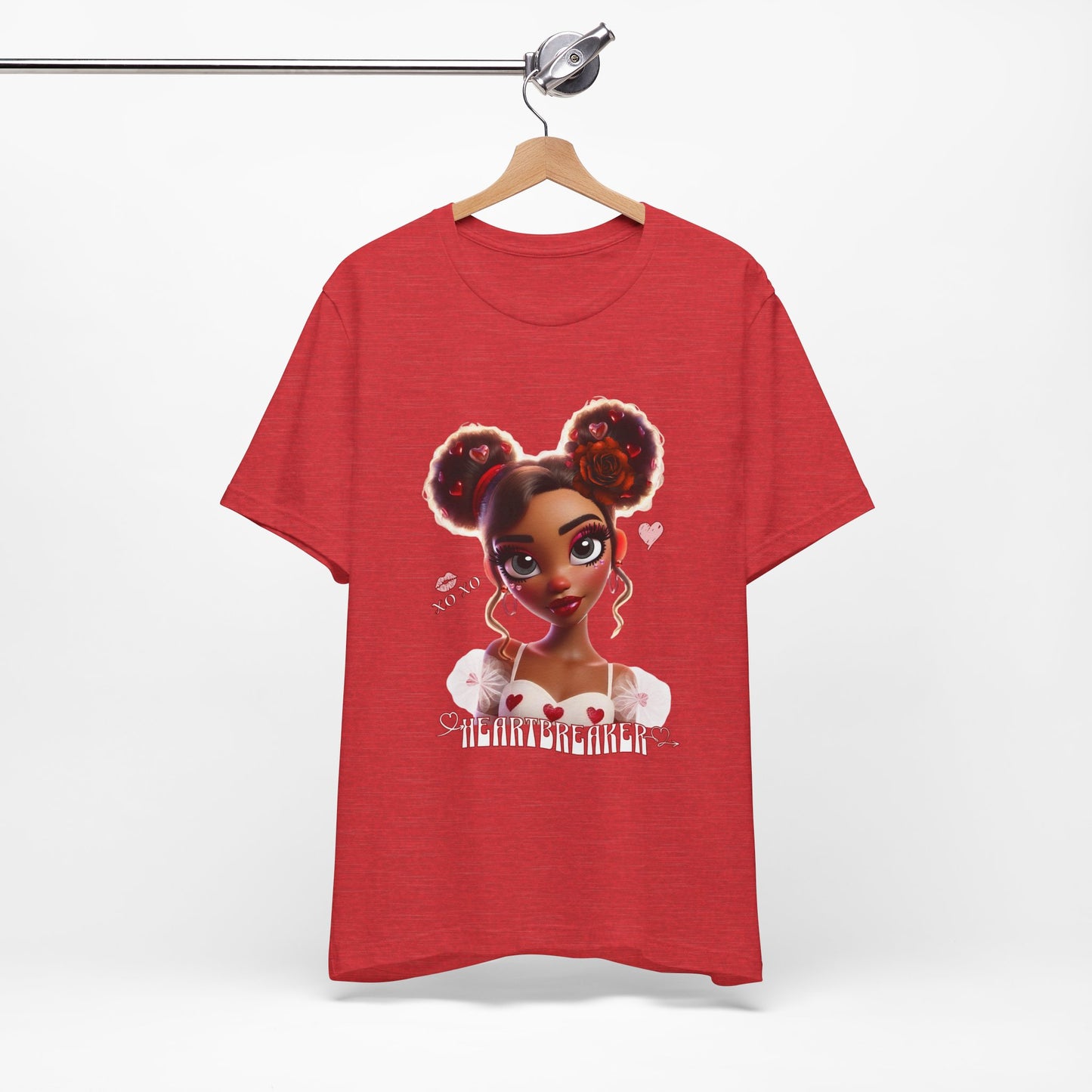 Heartbreaker 3 | Tee, White Typography - short sleeve (multiple sizes/colors)