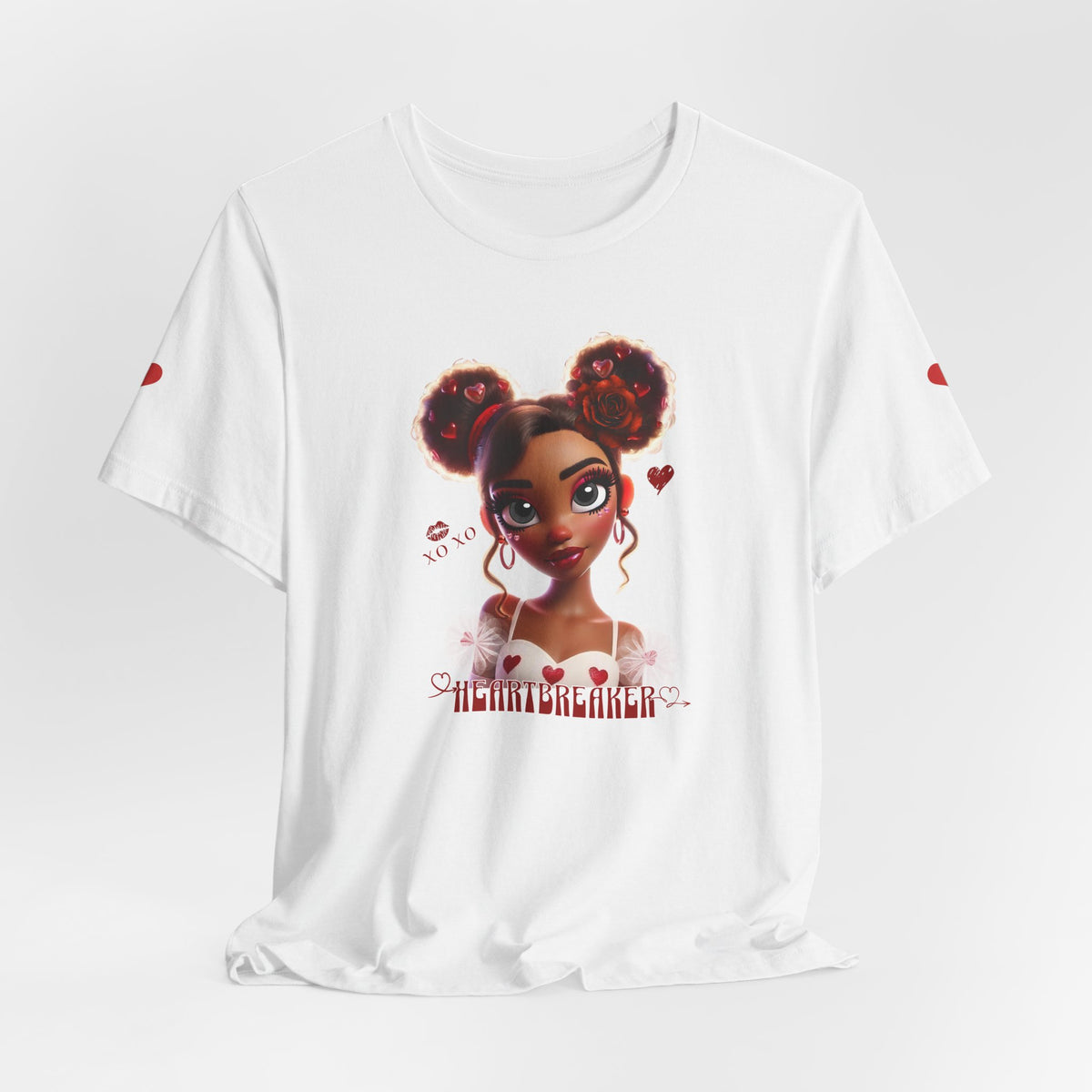 Heartbreaker 3 | Graphic Tee - Cute Afro Puff Girl