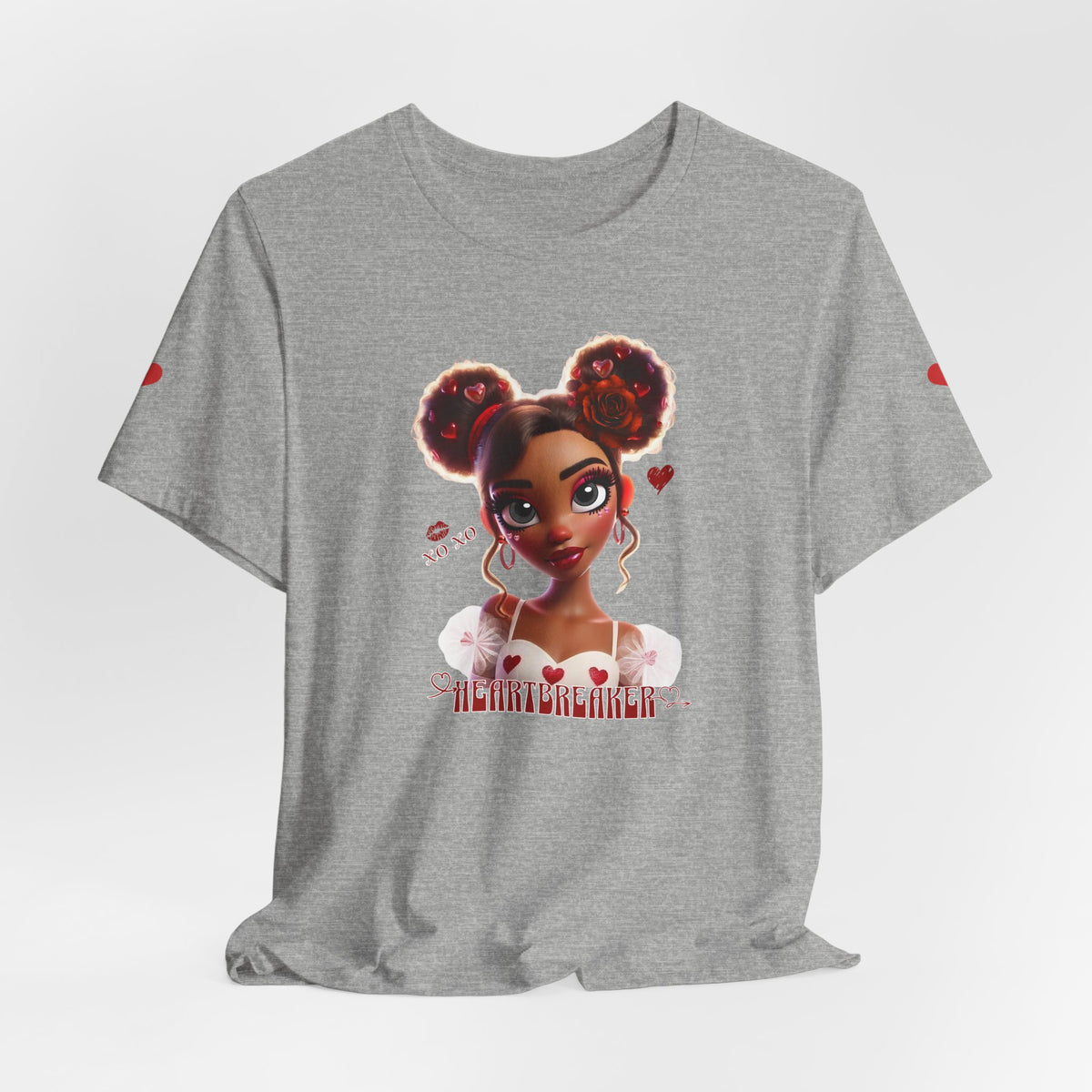 Heartbreaker 3 | Graphic Tee - Cute Afro Puff Girl