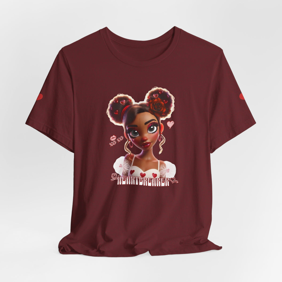 Heartbreaker 3 | Graphic Tee - Cute Afro Puff Girl