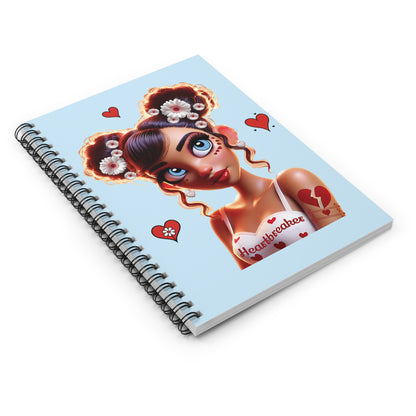 Heartbreaker 1 | Blueberry - Spiral Notebook