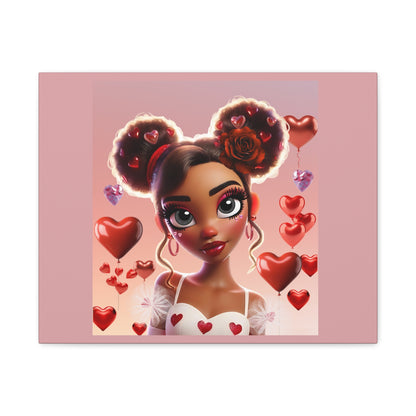 Heartbreaker 3 | Cotton Candy Matte Canvas Print