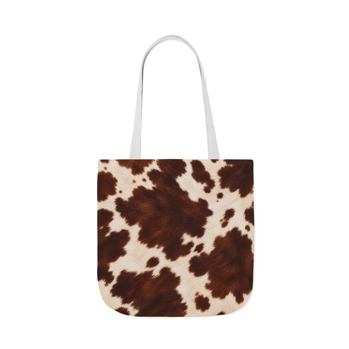 Cow | Brown & Cream Cowhide Canvas Tote Bag (3 sizes)