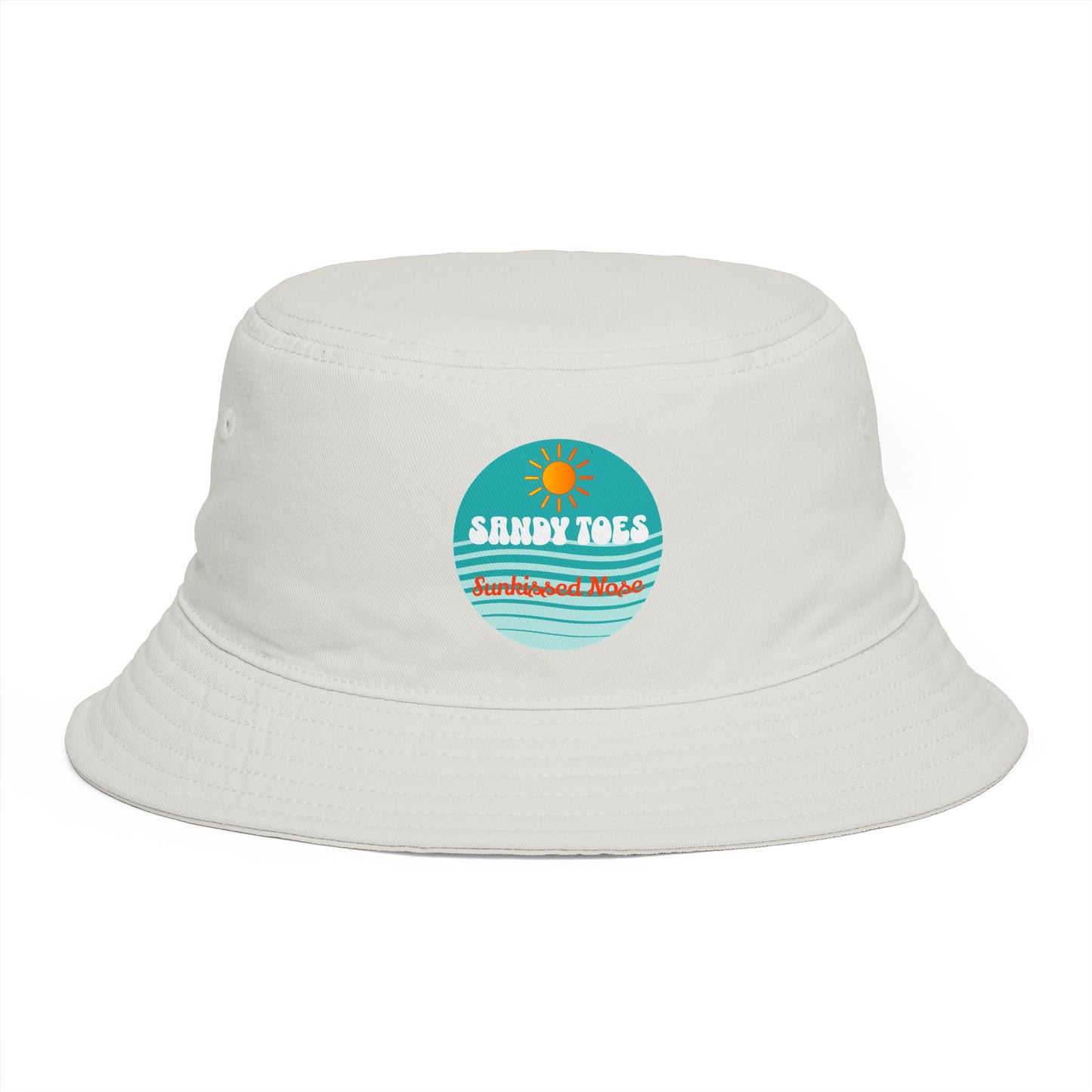 Sandy Toes | Seafoam Emblem Bucket Hat (multiple colors)