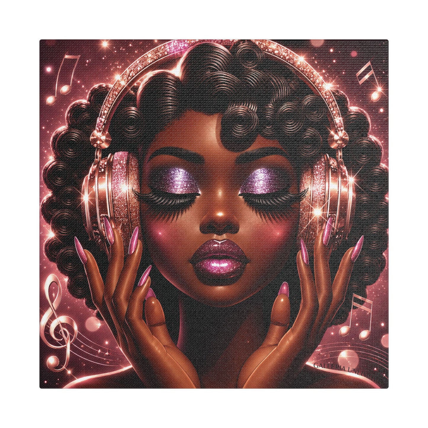 Soul in Stereo | The Sound, Satin Stretched Canvas