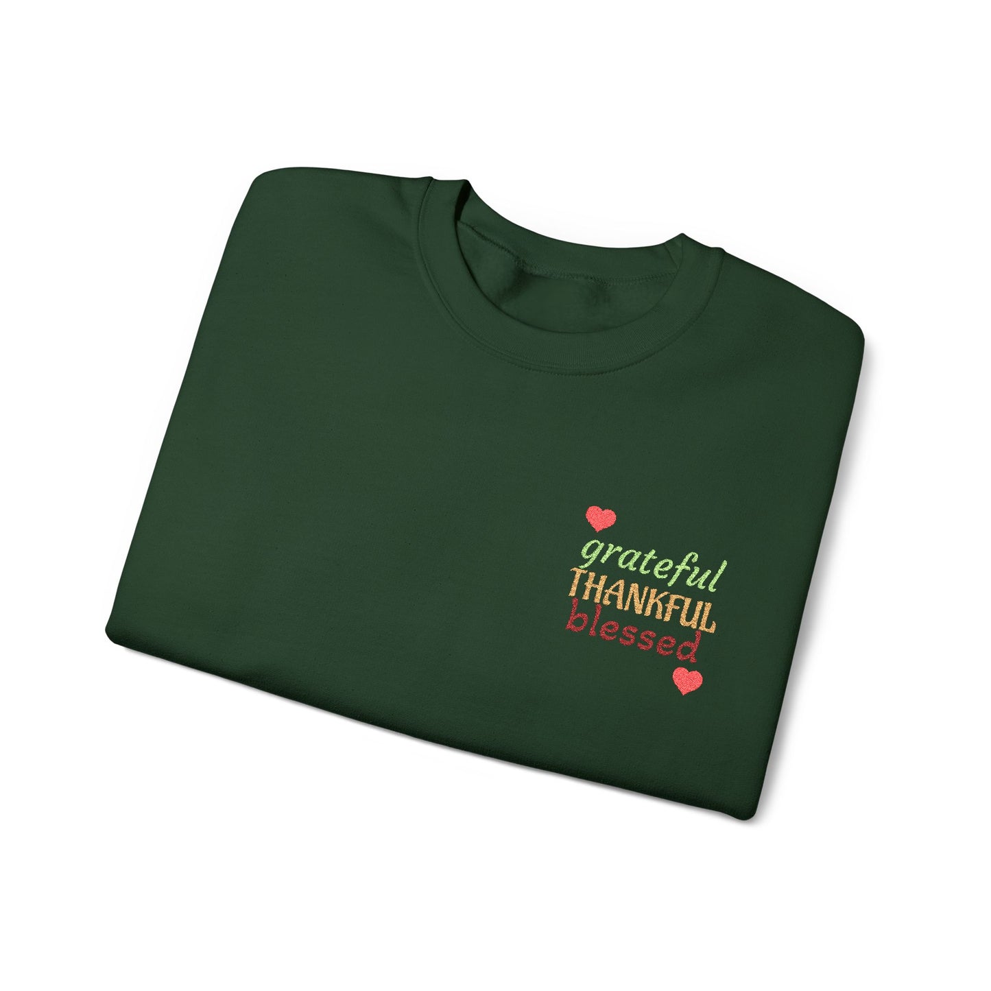 Harvest Haze | Grateful, THANKFUL, Blessed Fall Crewneck Sweatshirt (multiple colors)
