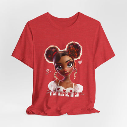 Heartbreaker 3 | Tee, White Typography - short sleeve (multiple sizes/colors)