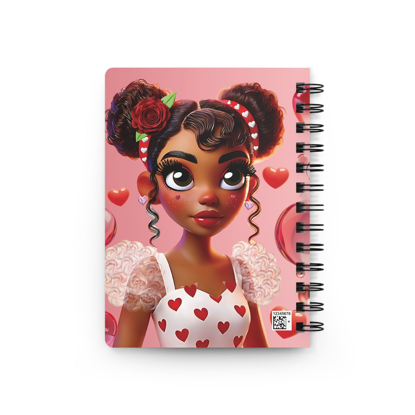 Heartbreaker Girl | Bubblegum - Spiral Notebook