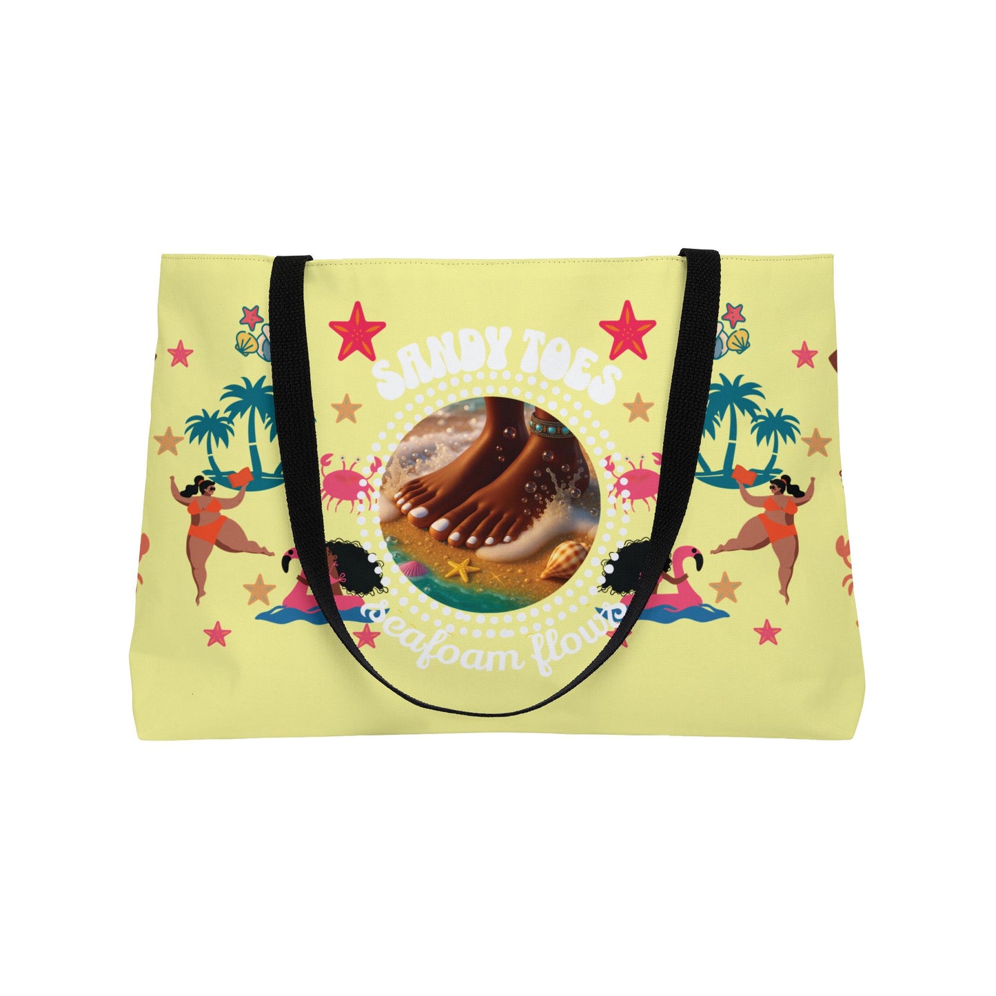 Sandy Toes | Weekender Tote Bag - Pineapple1 (two sides)