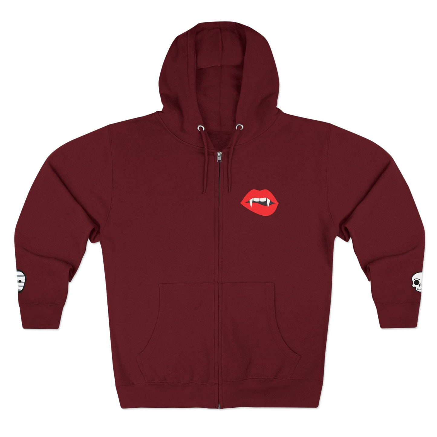 Harvest Haze | Spooky Season Gaphic Icons Zip Hoodie (front and back design)