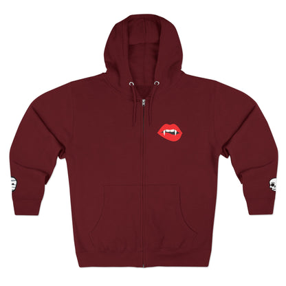 Harvest Haze | Spooky Season Gaphic Icons Zip Hoodie (front and back design)