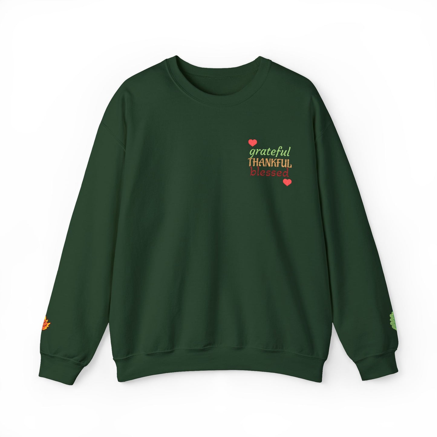 Harvest Haze | Grateful, THANKFUL, Blessed Fall Crewneck Sweatshirt (multiple colors)