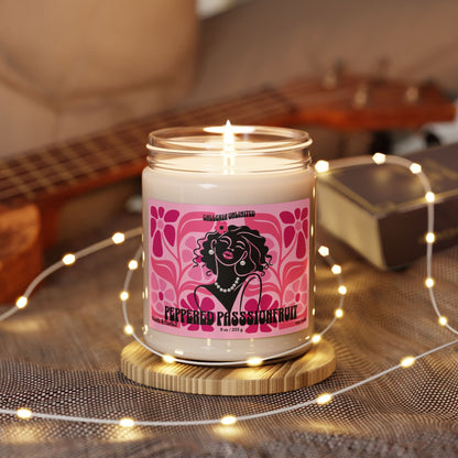 Pearls & Curls2 | Peppered Passionfruit- Soy Candle (9oz)