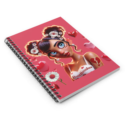 Heartbreaker 1 | Raspberry - Spiral Notebook