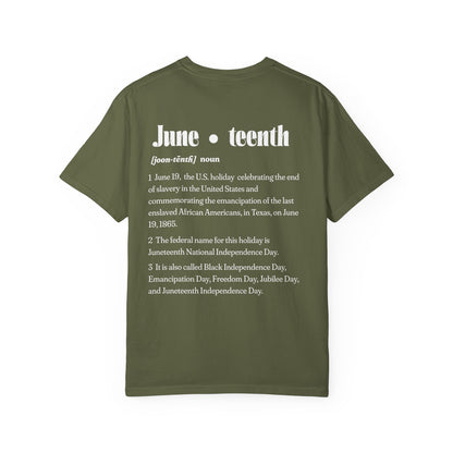 Juneteenth | Celebration Tee (front and back design)