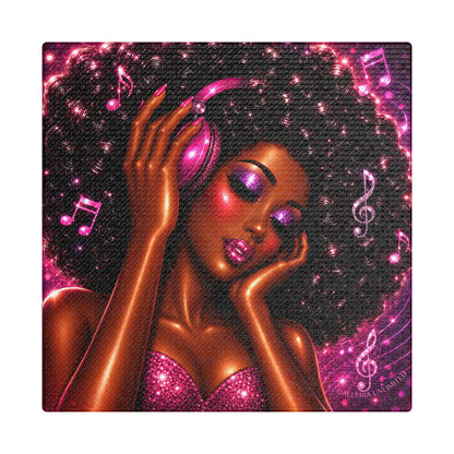 Soul in Stereo | The Vibe, Satin Stretched Canvas