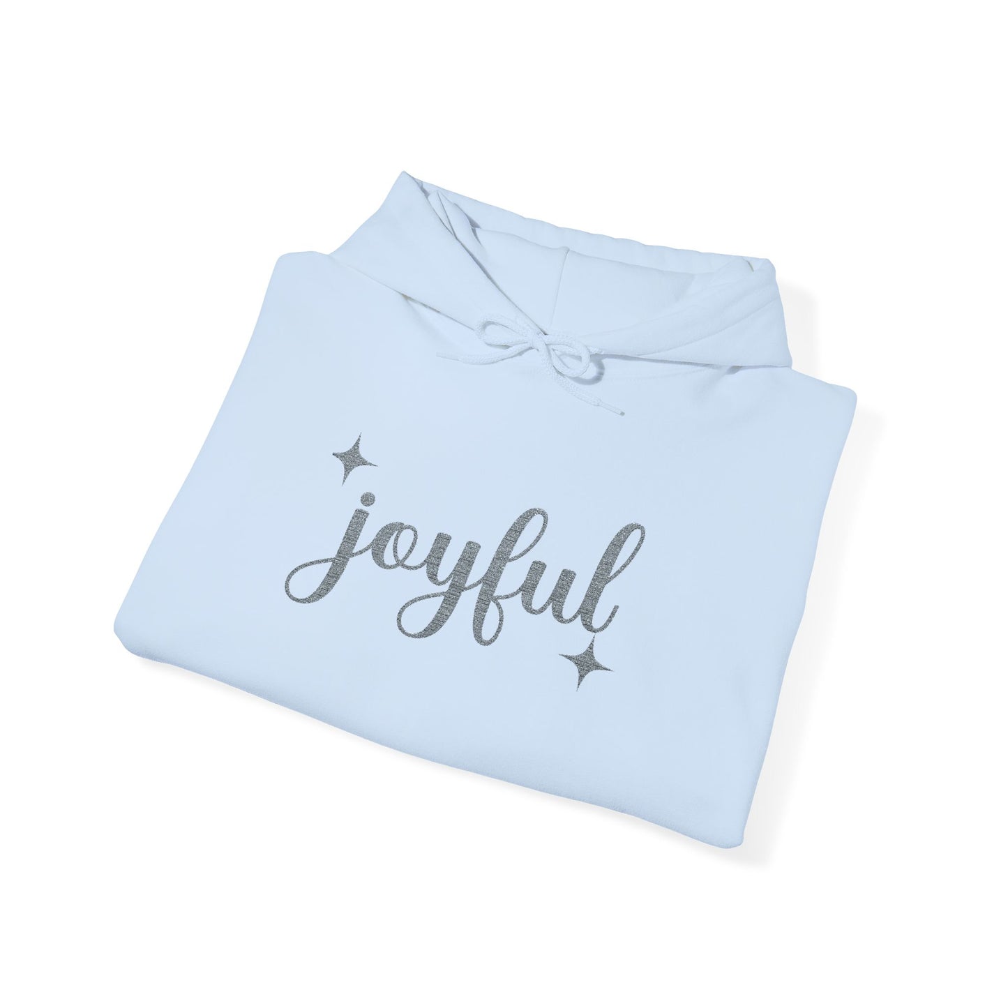 The Joyful Edit1 | Joyful Silver Embroidered Hoodie (multiple colors)