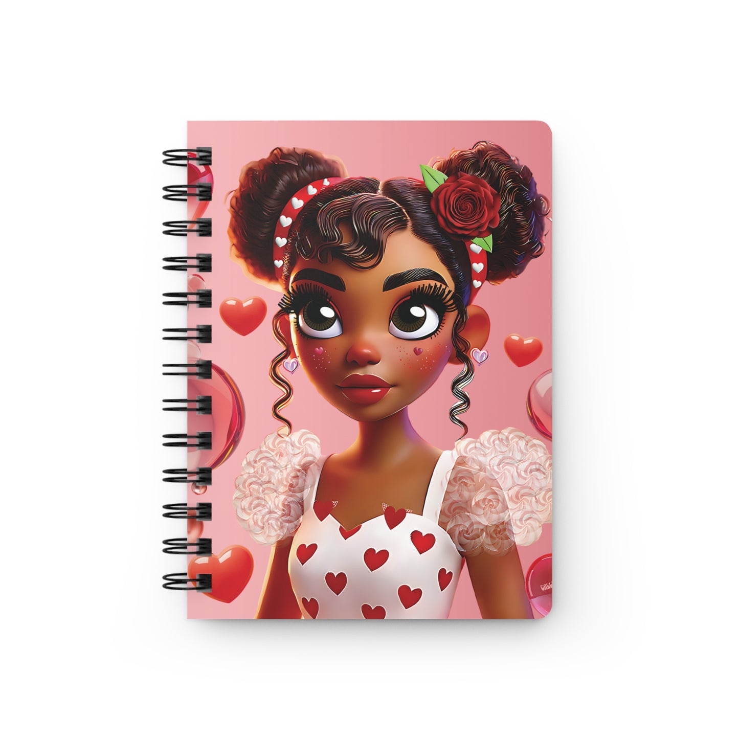 Heartbreaker Girl | Bubblegum - Spiral Notebook