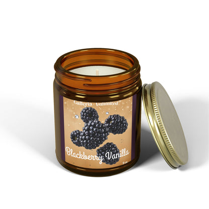 The Cozy Edit6 | Blackberry Vanilla Scented Candle (9oz) — Natural Soy Wax Jar