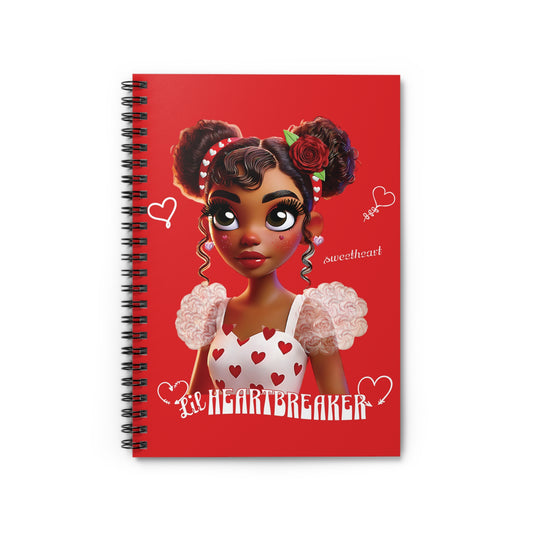 Heartbreaker Girl | Apple - Spiral Notebook