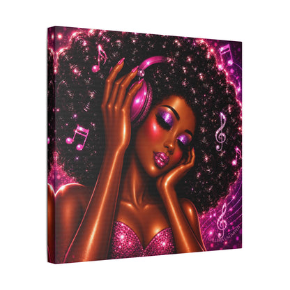 Soul in Stereo | The Vibe, Satin Stretched Canvas