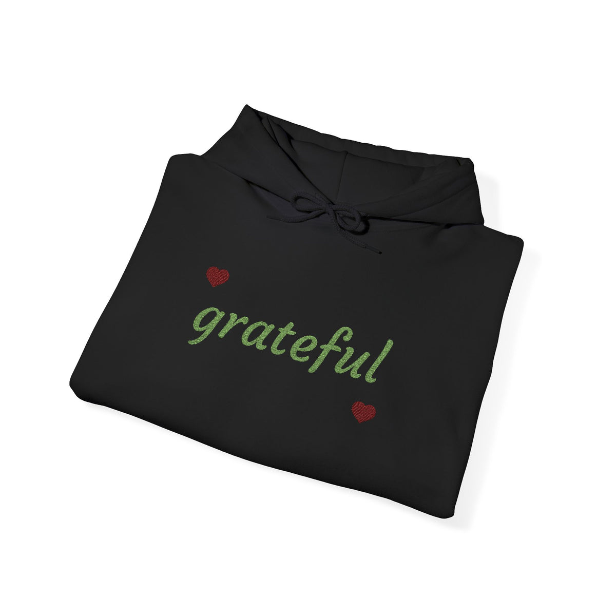 Autumn Harvest 3 | 'Grateful' Light Green Embroidered Fall Hoodie (multiple colors)