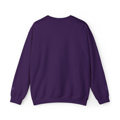Aquarius | Embroidered Crewneck Sweatshirt (amethyst)