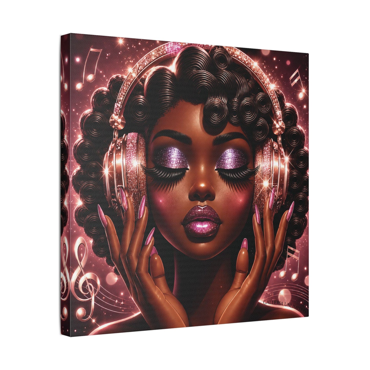 Soul in Stereo | The Sound, Satin Stretched Canvas