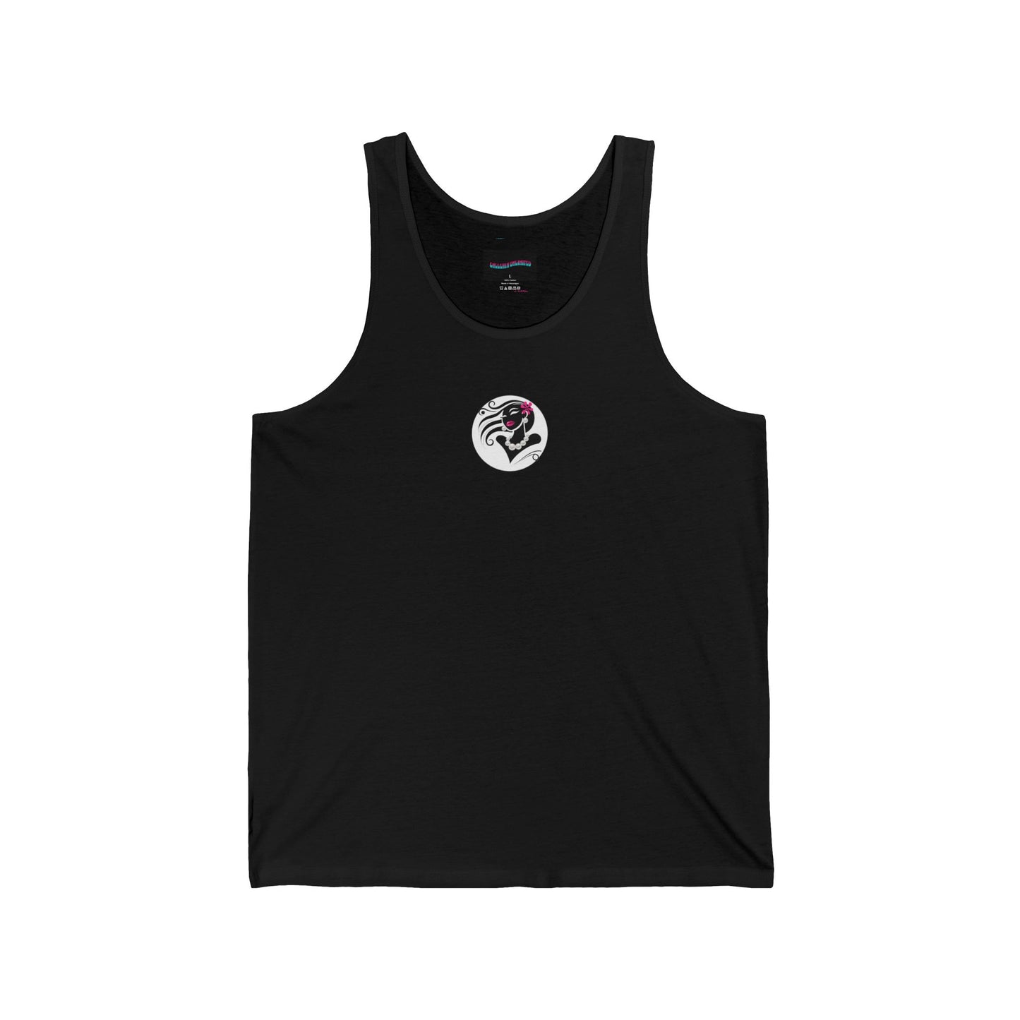 Pearls & Curls 6 | Candy Kiss Black Jersey Tank