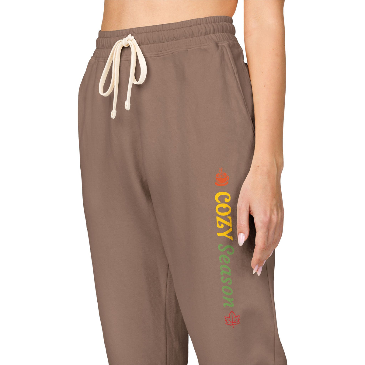 Harvest Haze 9 | "Cozy Season" Vertical Script Garment-Dyed Joggers
