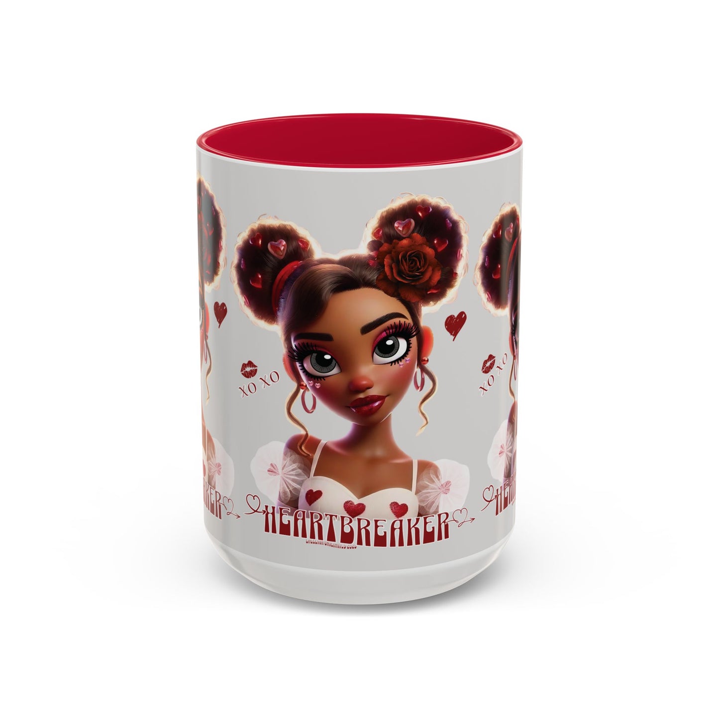 Heartbreaker 3| Ice - Coffee Mug, two-tone, 15 oz (multiple handle colors)