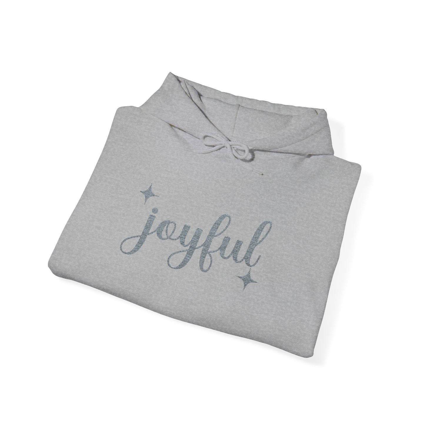 The Joyful Edit1 | Joyful Silver Embroidered Hoodie (multiple colors)