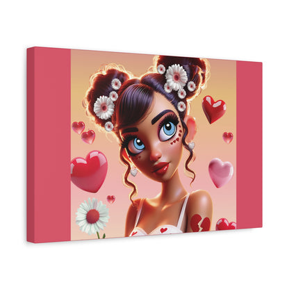 Heartbreaker 1 | Raspberry - Canvas Print, matte (multiple sizes)