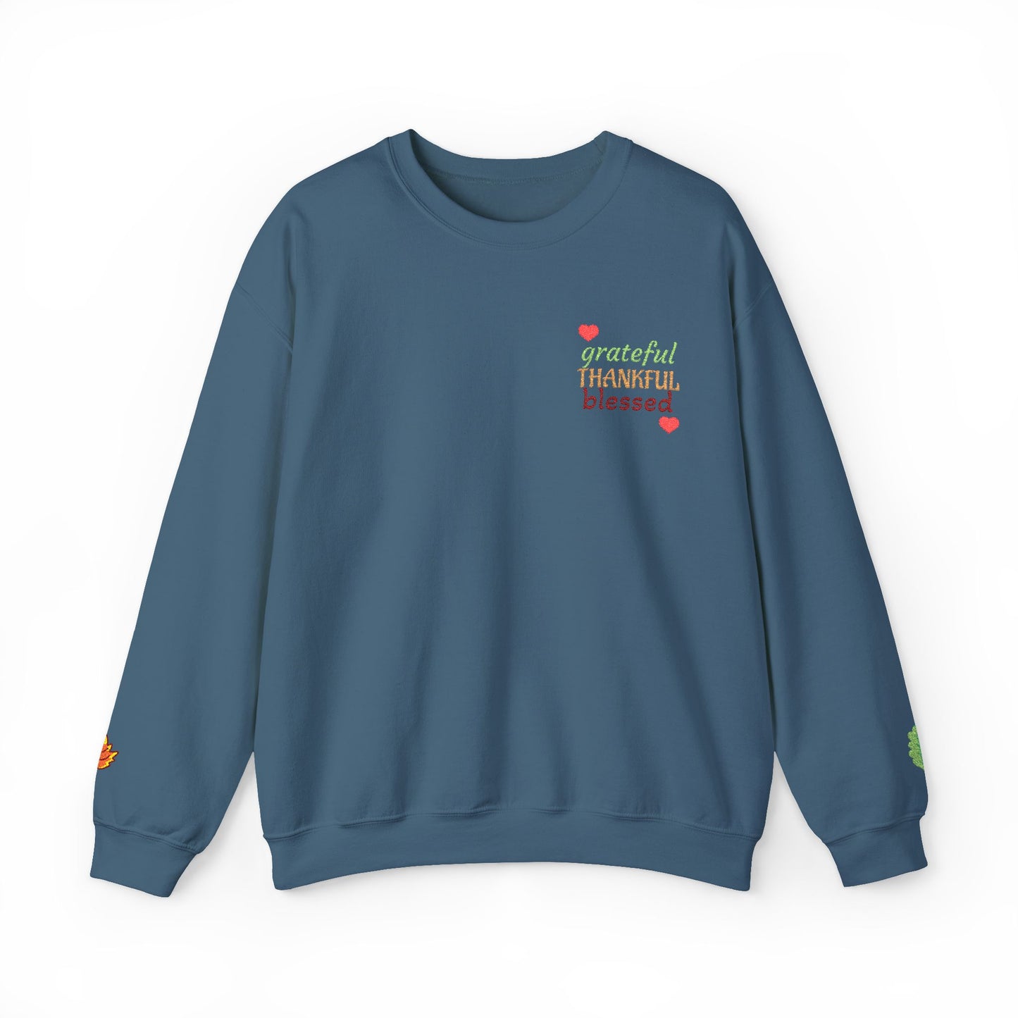 Harvest Haze | Grateful, THANKFUL, Blessed Fall Crewneck Sweatshirt (multiple colors)