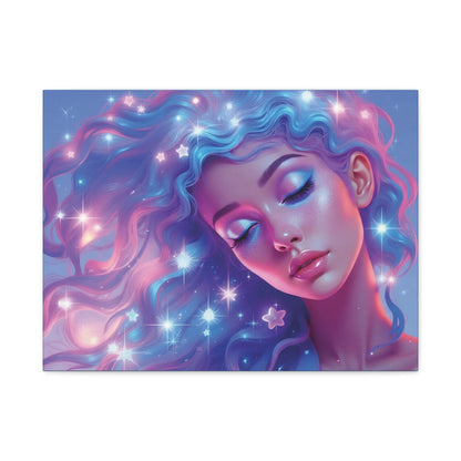 Winter Fantasy1 | Dreamy Starry Muse Matte Canvas