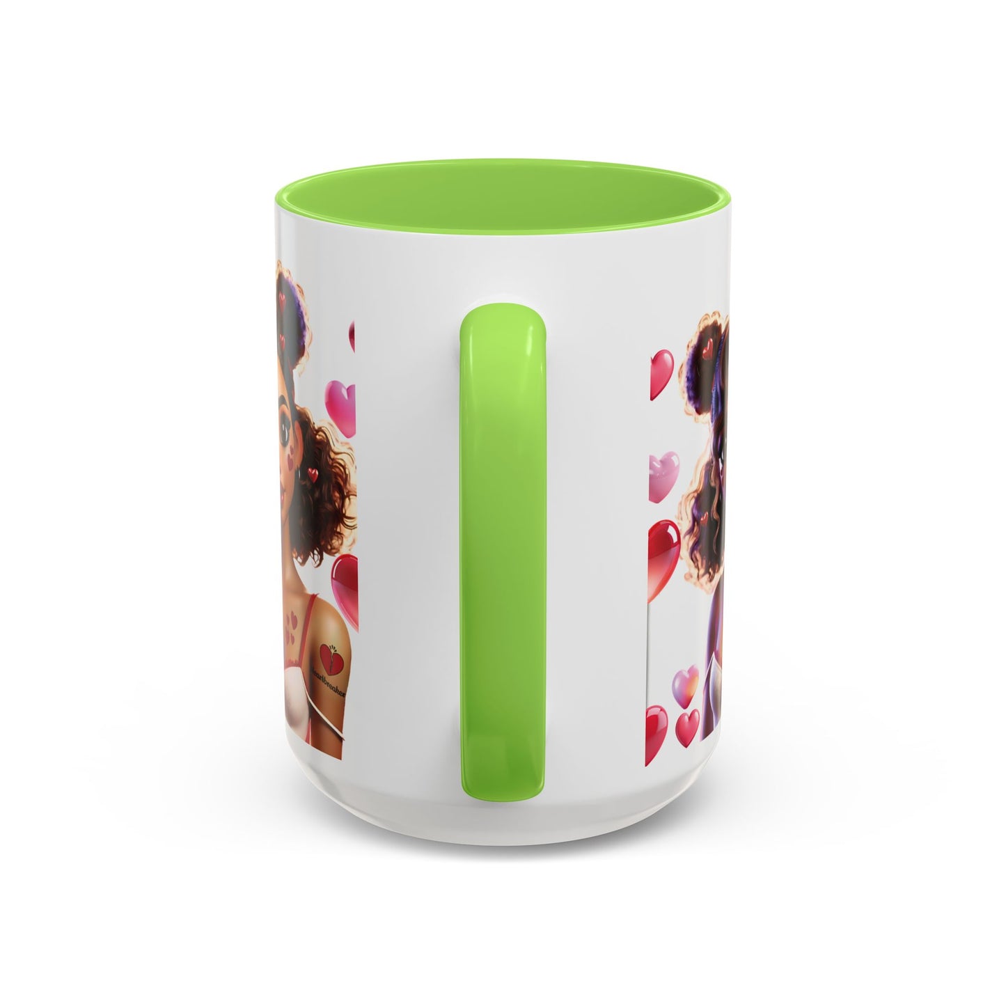Heartbreaker 2 | Marshmallow - Coffee Mug, two-tone, 15 oz (multiple handle colors)