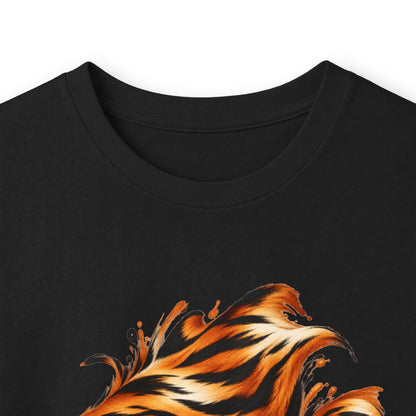 Tiger | Tiger Stripe Abstract Long Sleeve Tee (multiple colors)