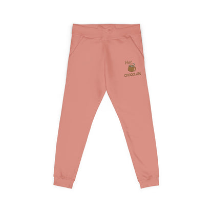 Harvest Haze | Hot Chocolate Gold Embroidered Sweatpants