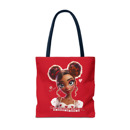 Heartbreaker 3 | Cherry - Tote Bag, two-tone (multiple sizes/handle colors)